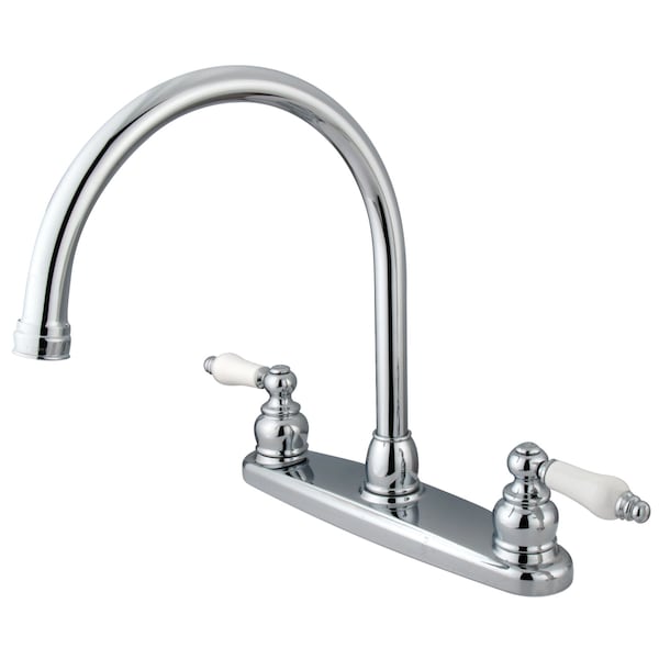 8" Centerset Kitchen Faucet, Chrome